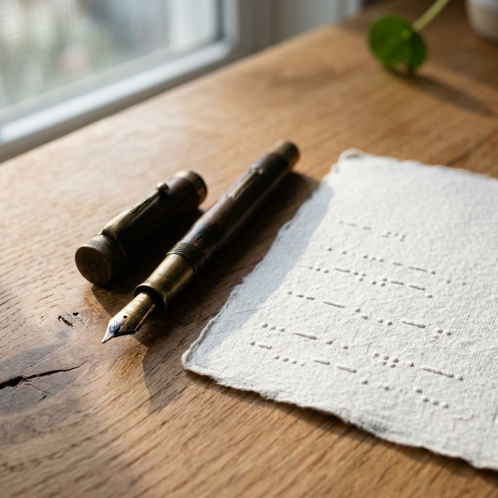 I love you spelled out in Morse code dots and dashes