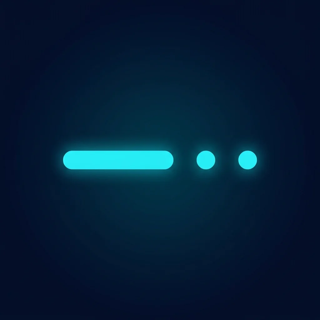 Dash followed by two dots representing D in Morse code