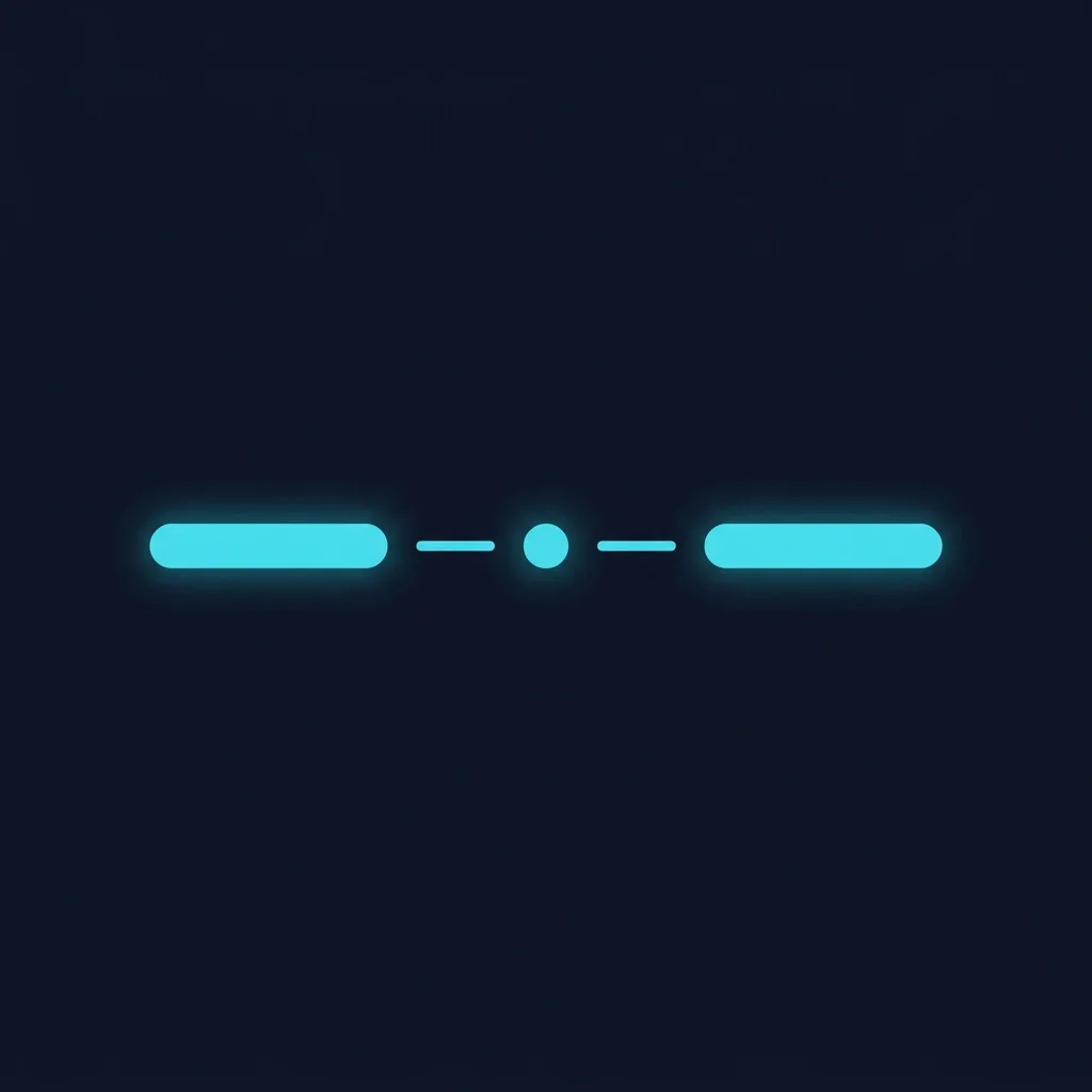 Dash-dot-dash signal representing K in Morse code